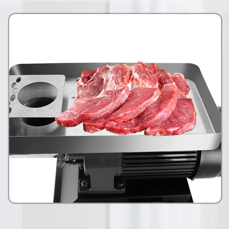 Electric Meat Grinder 1800W/2500W/2800W Industrial Meat Mincer w/ 2 Blade, 3 Grinding Plates, Sausage 5