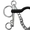 Durable Horse Bit, with Curb Hooks Chain Horse Bit, Harness, for Equestrian Horse Chewing 1