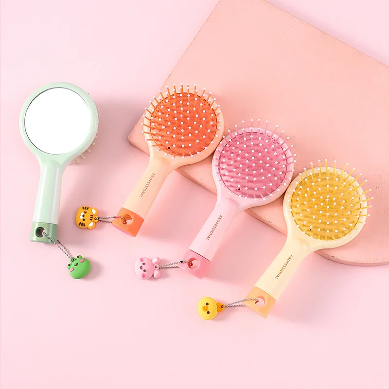 

Cartoon fruit Cute Hair brush Girls Scalp Massage Comb Women Wet Curly Brush for Salon dressing Styling Tool