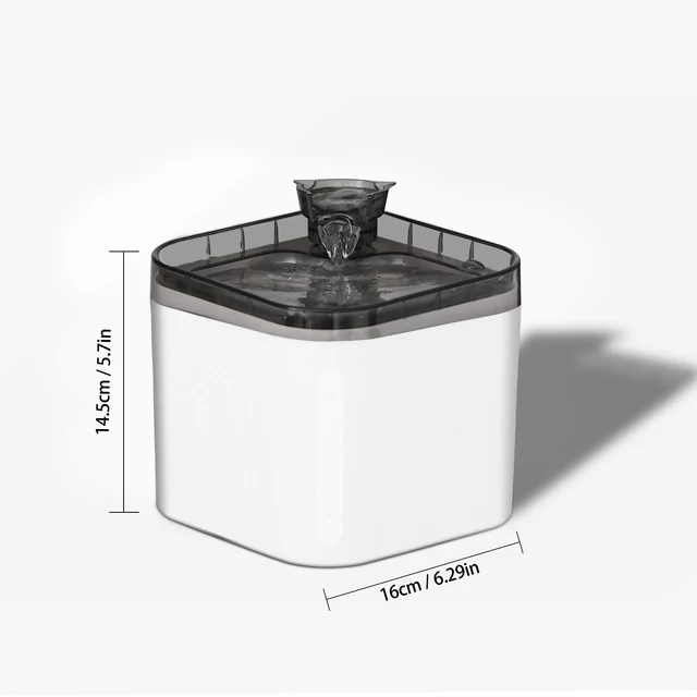 Cat Water Fountain Pet Water Dispenser for Cats Dogs Inside 1Filters&Ultra-Quiet Pump 2.2L/74oz Dog Cat Dringing Fountain 2