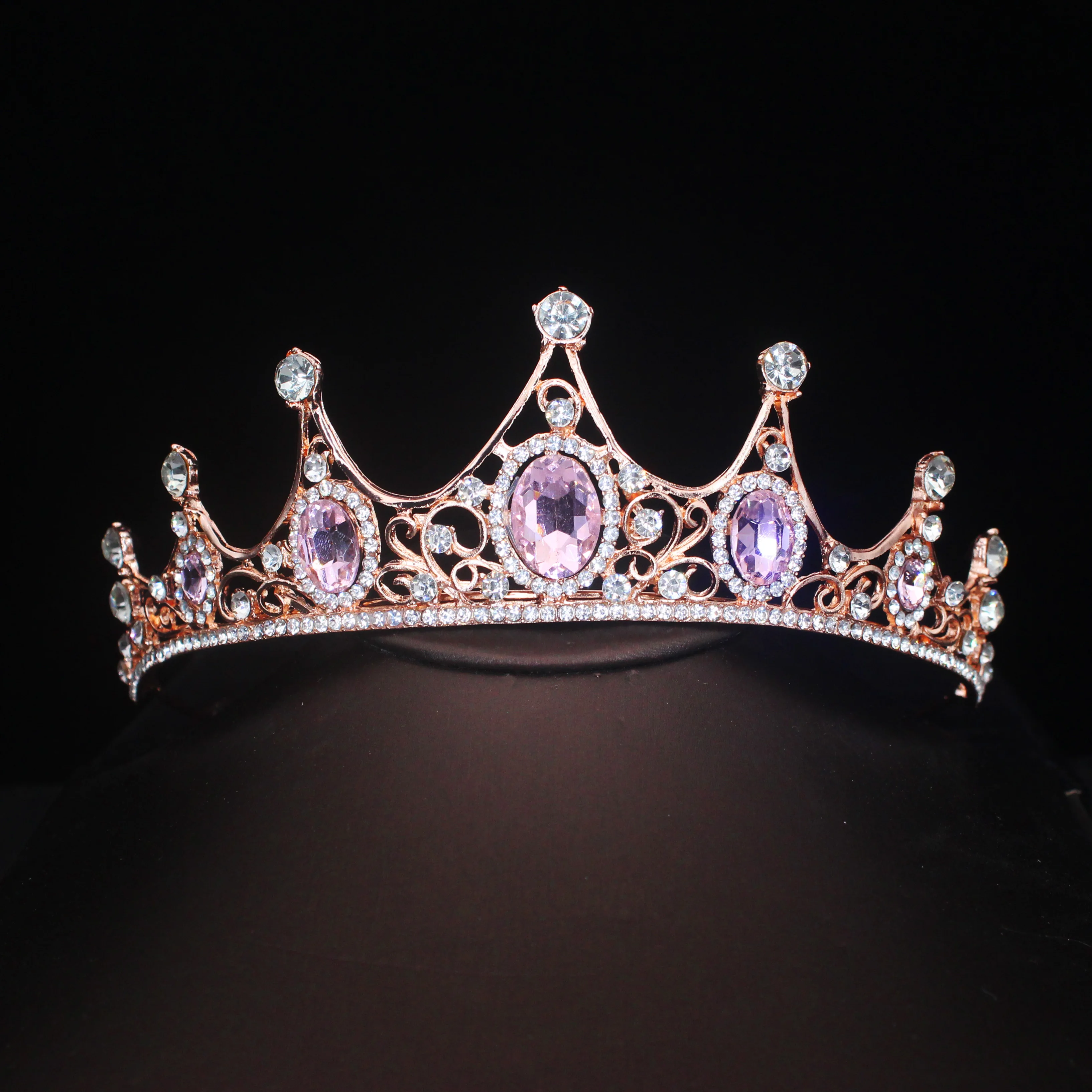 Gorgeous Crystal diadem dla panny młodej korona opaski panny młodej kobiety dziewczyna chluba Prom ozdoby do włosów akcesoria ślubne głowy biżuteria