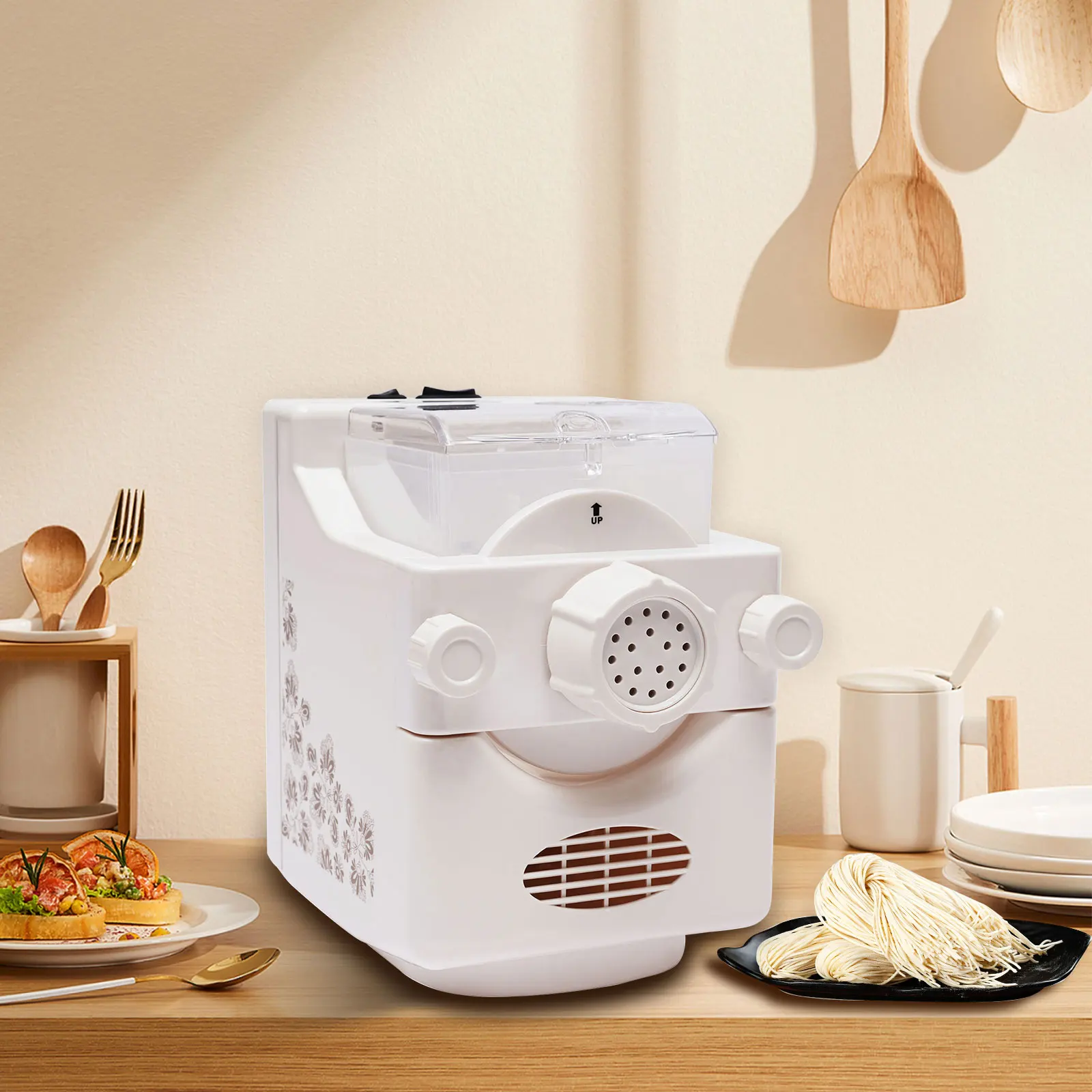 https://ae01.alicdn.com/kf/S74440e196bbe4ff599b6b0e2ae424a01H/Electric-Pasta-Machine-180W-DIY-Fully-Automatic-Pasta-Maker-White-With-9-Molds-Made-of-ABS.jpg