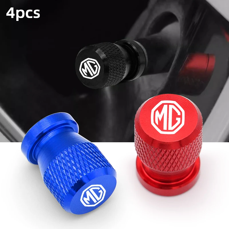 

4 шт., колпачки для клапанов автомобильных шин MG ZS EV MG6 EZS HS EHS 2023 Roewe RX5 I6 I5 RX3 RX8 MG5 I6