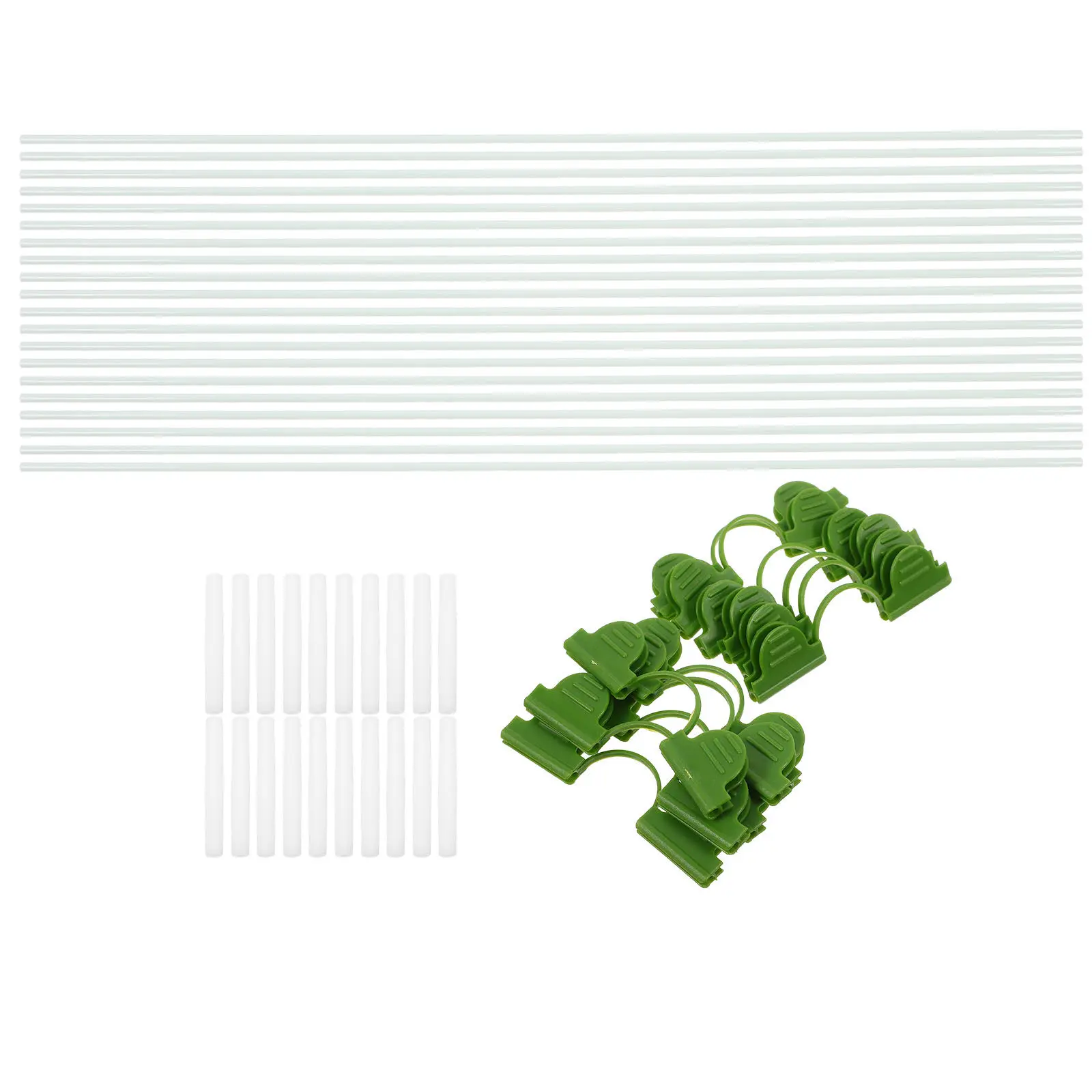 1Set Plant Support Stands Heavy Duty Garden Hoops for Greenhouse Tunnel Frost Protection Cover Row Grow Frame Rapid Germination