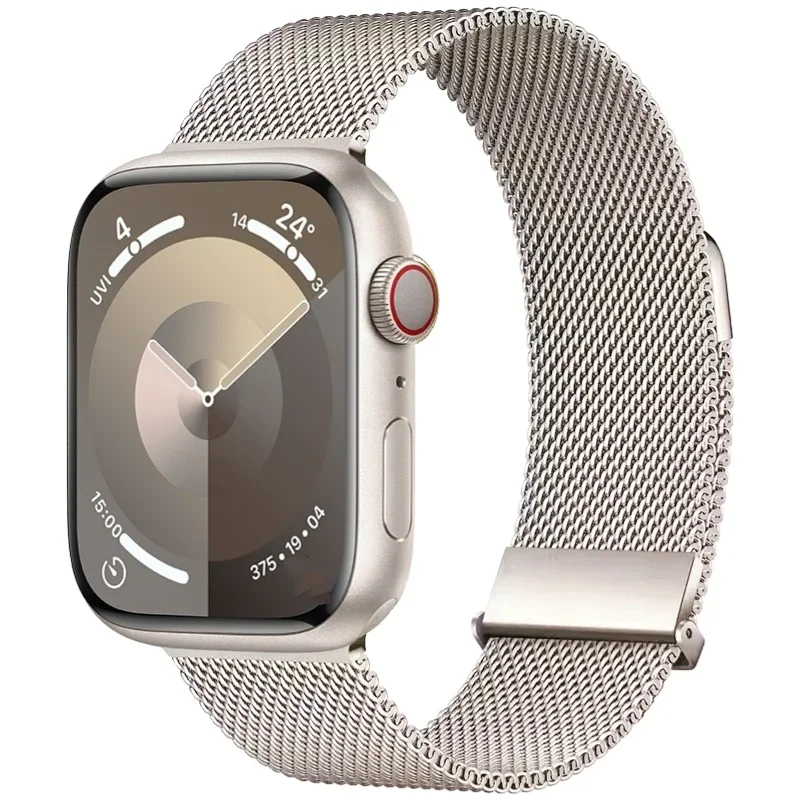 Elegant Metal Milanese Loop Magnetic Bracelet Strap
