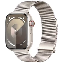Bracciale in Metallo Elegante a Maglia Milanese con Chiusura Magnetica
