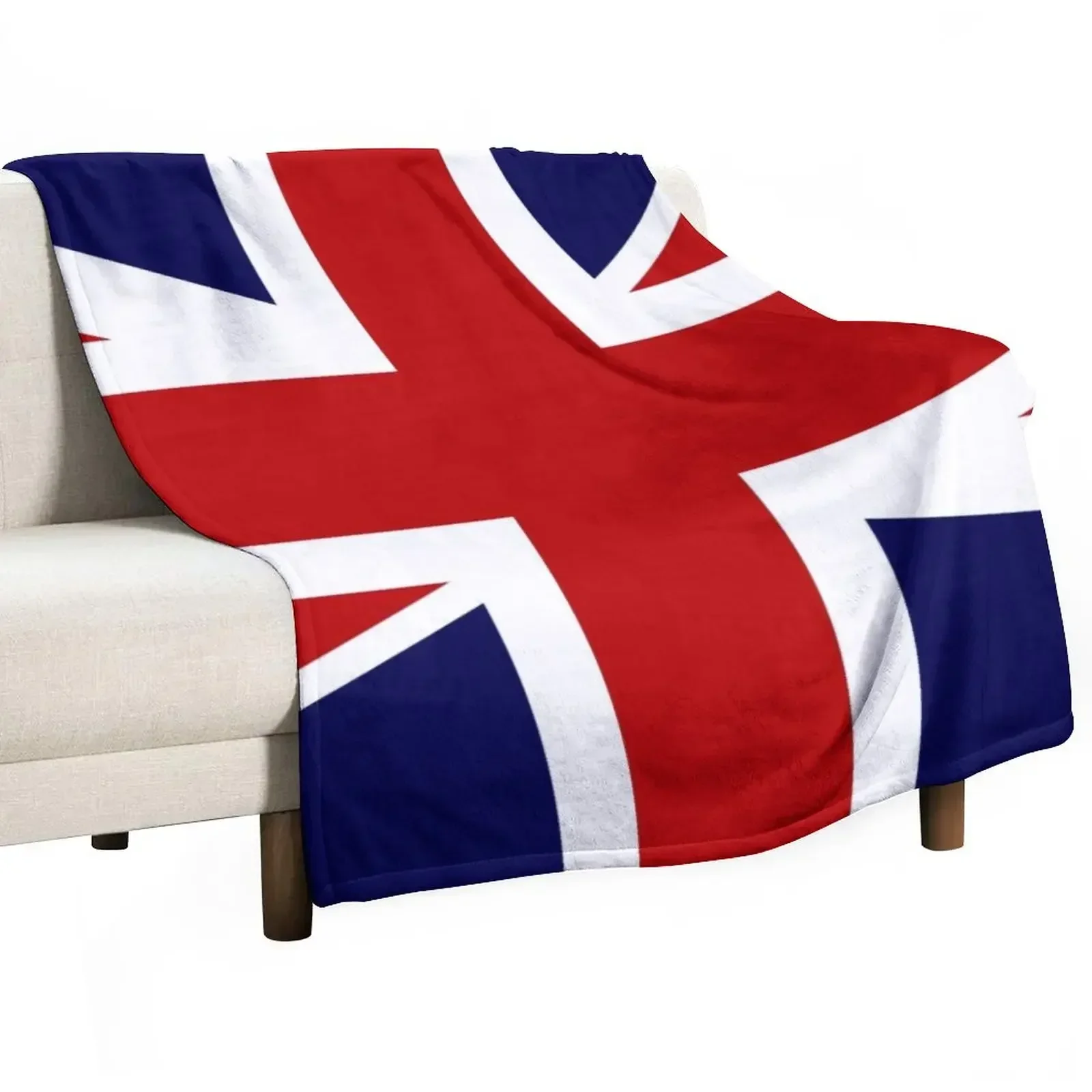 

Union Jack Flag of the UK Throw Blanket wednesday For Sofa Thin Multi-Purpose Blankets
