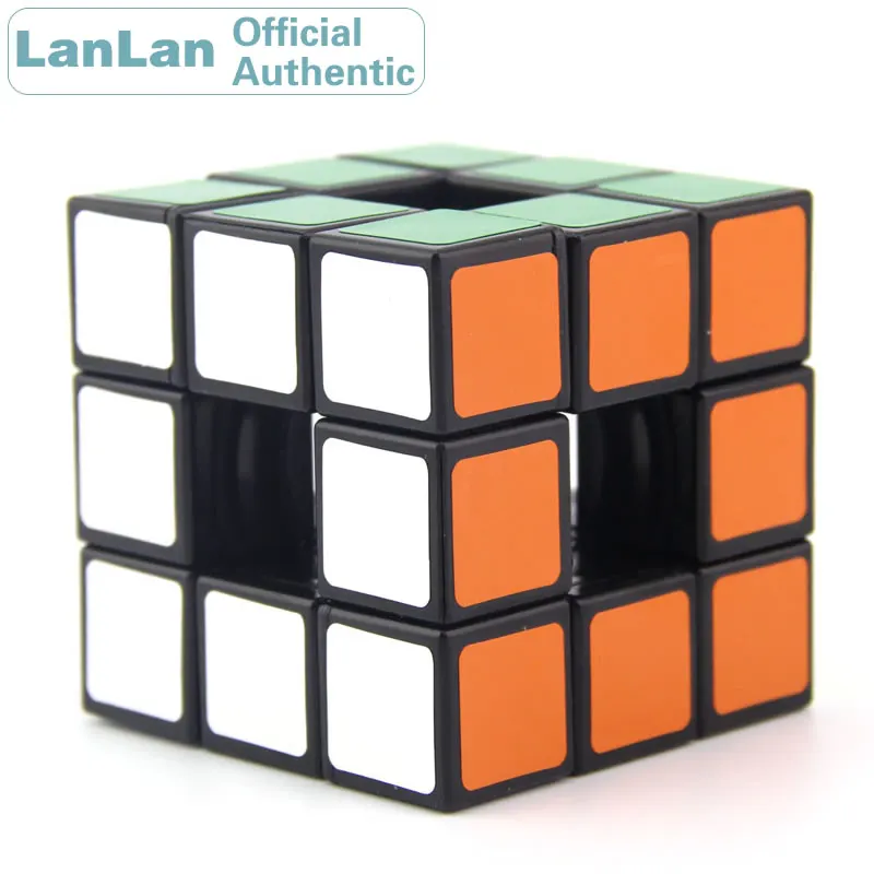 LanLan Hollow 3x3x3 Magic Cube 3x3 Professional Speed Puzzle Brain Teasers Antistress Educational Toys For Children комплект уровень ada cube mini professional edition штангенциркуль ada mechanic 150 pro а00731