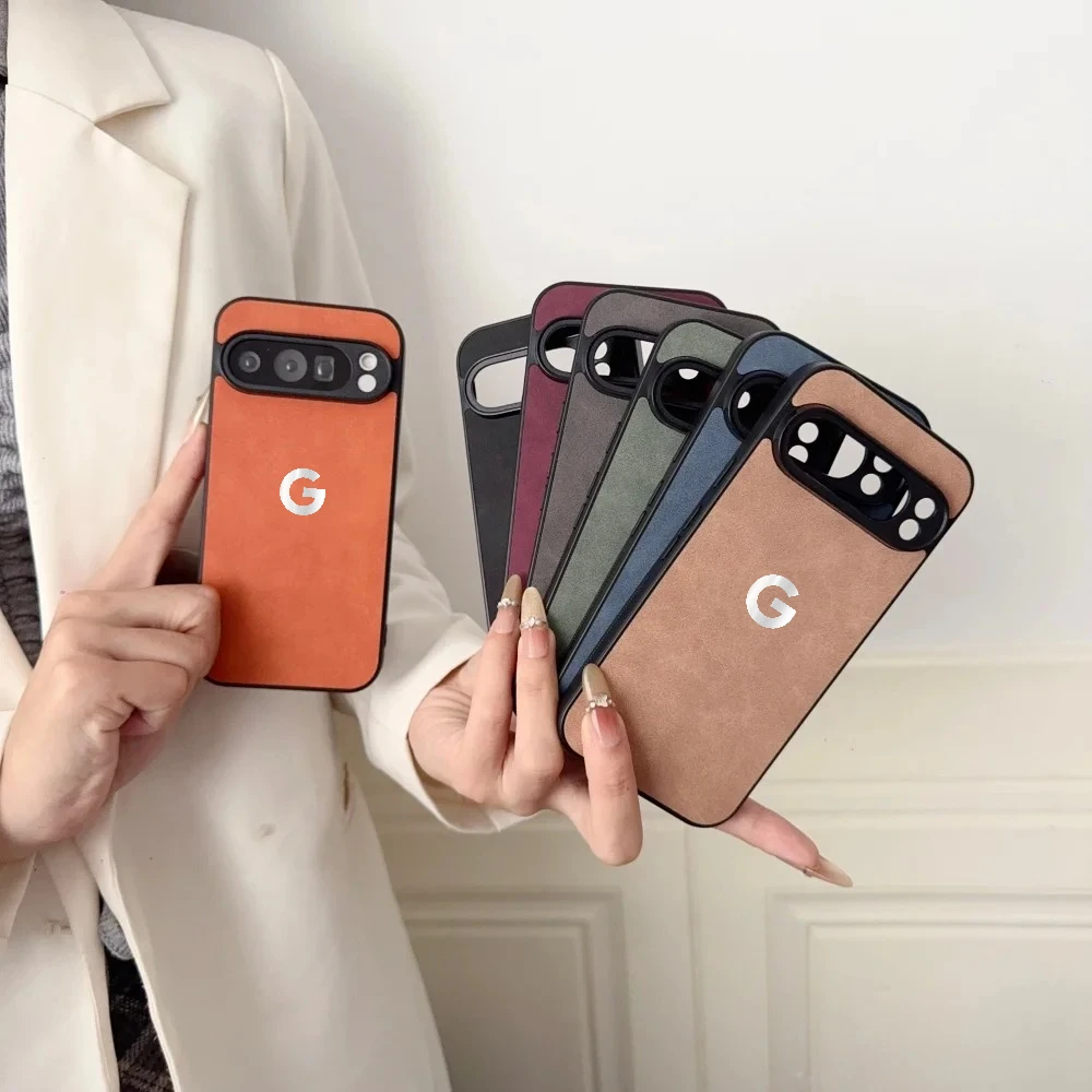 Premium Solid Color Smooth-Touch Sheepskin Phone Case - Shockproof Bumper with PU & TPU Full Protection