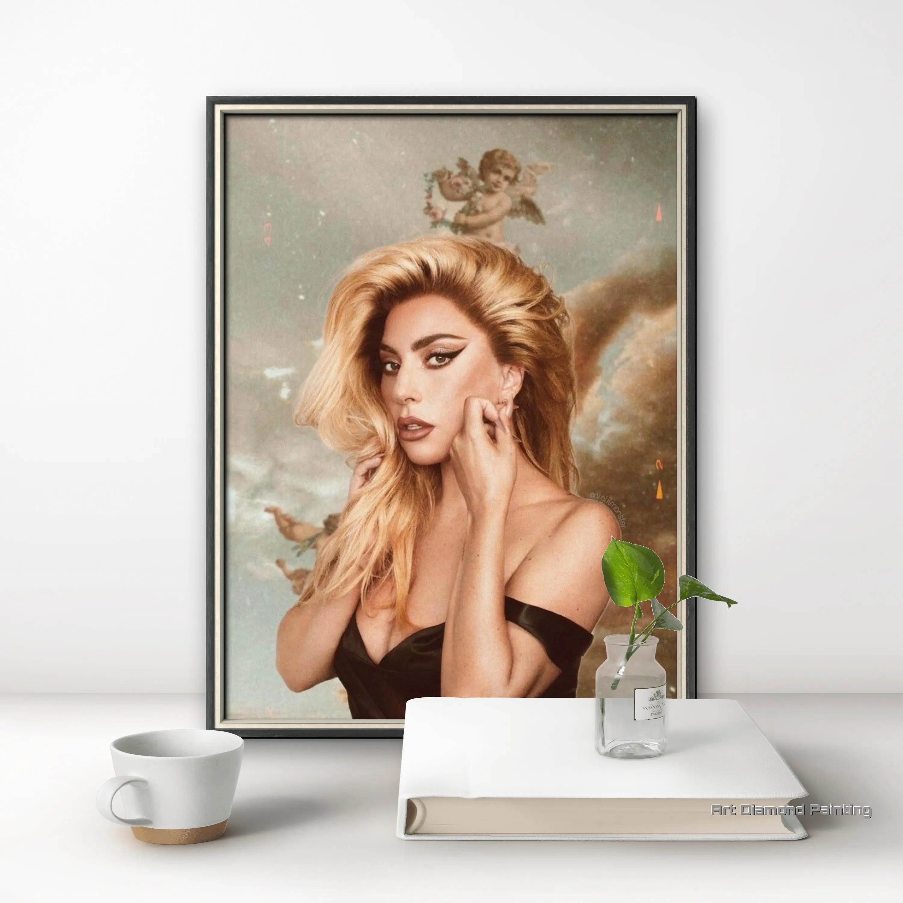 レディガガ キャンバス絵 Amazon.co.jp: Lady Gaga レディー・ガガ セクシィー ポスター