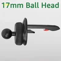 17MM Ball Head Car Air Outlets Phone Support Universal Car Phone Holder Base for Car Air Vent Cell Phone Holder Mount