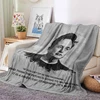 130x150cm Elon Musk American Flag Engineer Blanket Fashionable Printed Roundt Throw Blanket Bed Blanket Anti-Static Fuzzy Soft 2