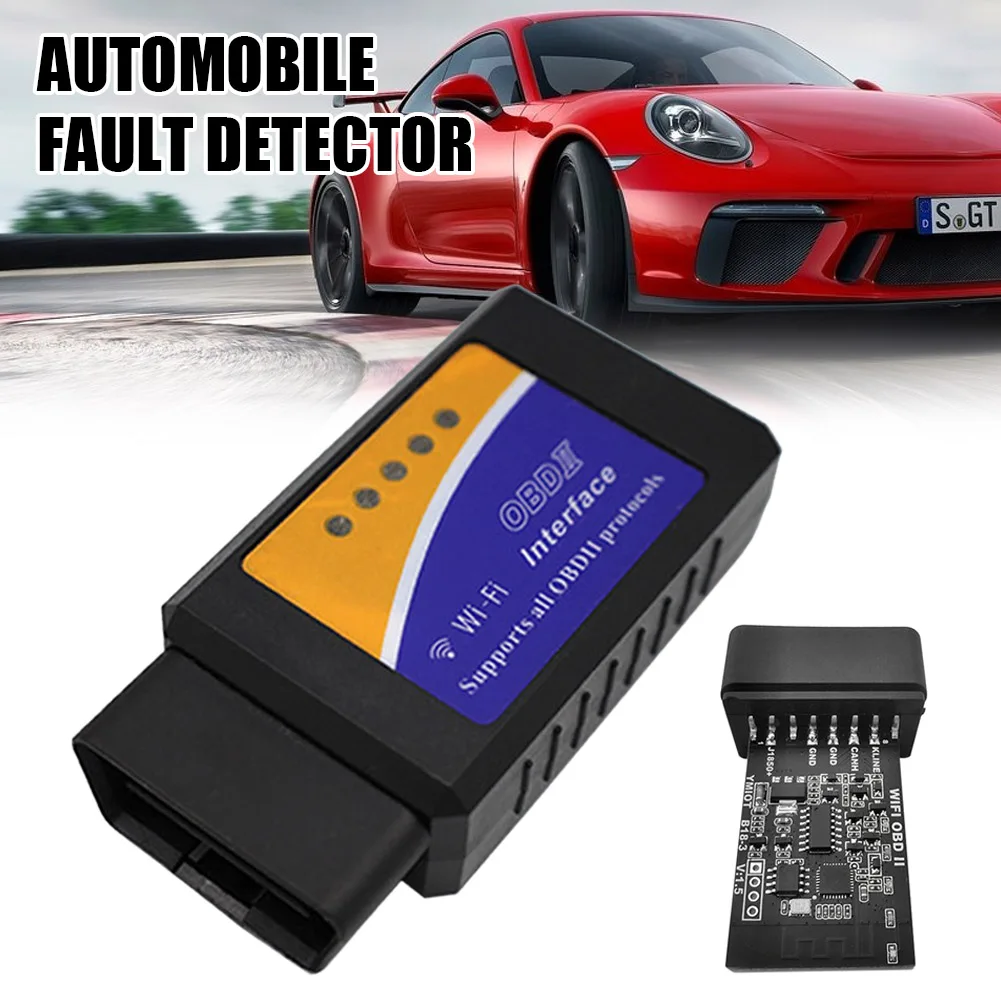 auto inspection equipment Wireless WiFi OBD2 Scanner Adapter Car Diagnostic Code Reader Scan Tool for iOS Android Windows for 1996 and Newer 12 V Vehicles Cylinder Stethoscope