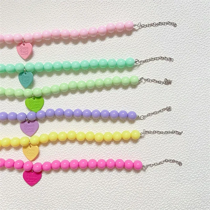 Heart Pendant Pet Pearl Collar Dog Princess Necklace Cat Jewelry Collar Puppy Accessories Dog Chain Chihuahua Wedding Jewelry dog collar,pet collar,pet necklace