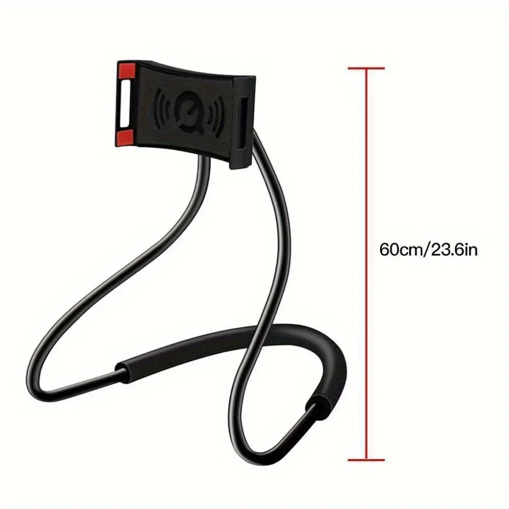 Flexible Mobile Phone Holder Hanging Neck Lazy Necklace Bracket Bed360 Degree Phones Holder Stand For iPhone Xiaomi Samsung