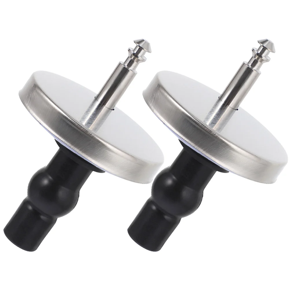 

2 Pcs Seat Toilet Lid Accessories Cover Screw Connector Smart Stainless Steel Hinge (60mmq Foot B Type Two) 2pcs Bolts