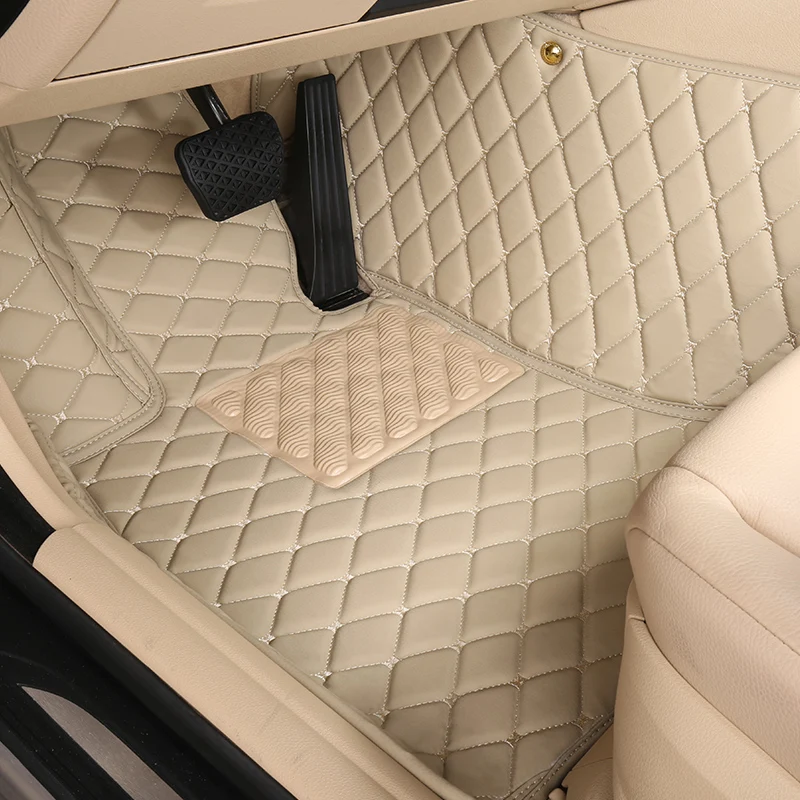 

Leather Car Floor Mats 100％ For Nissan X Trail T32 2014-2017 Auto Foot Pads Styling Accessorie Interior Tapetes Para Carros 차량용품