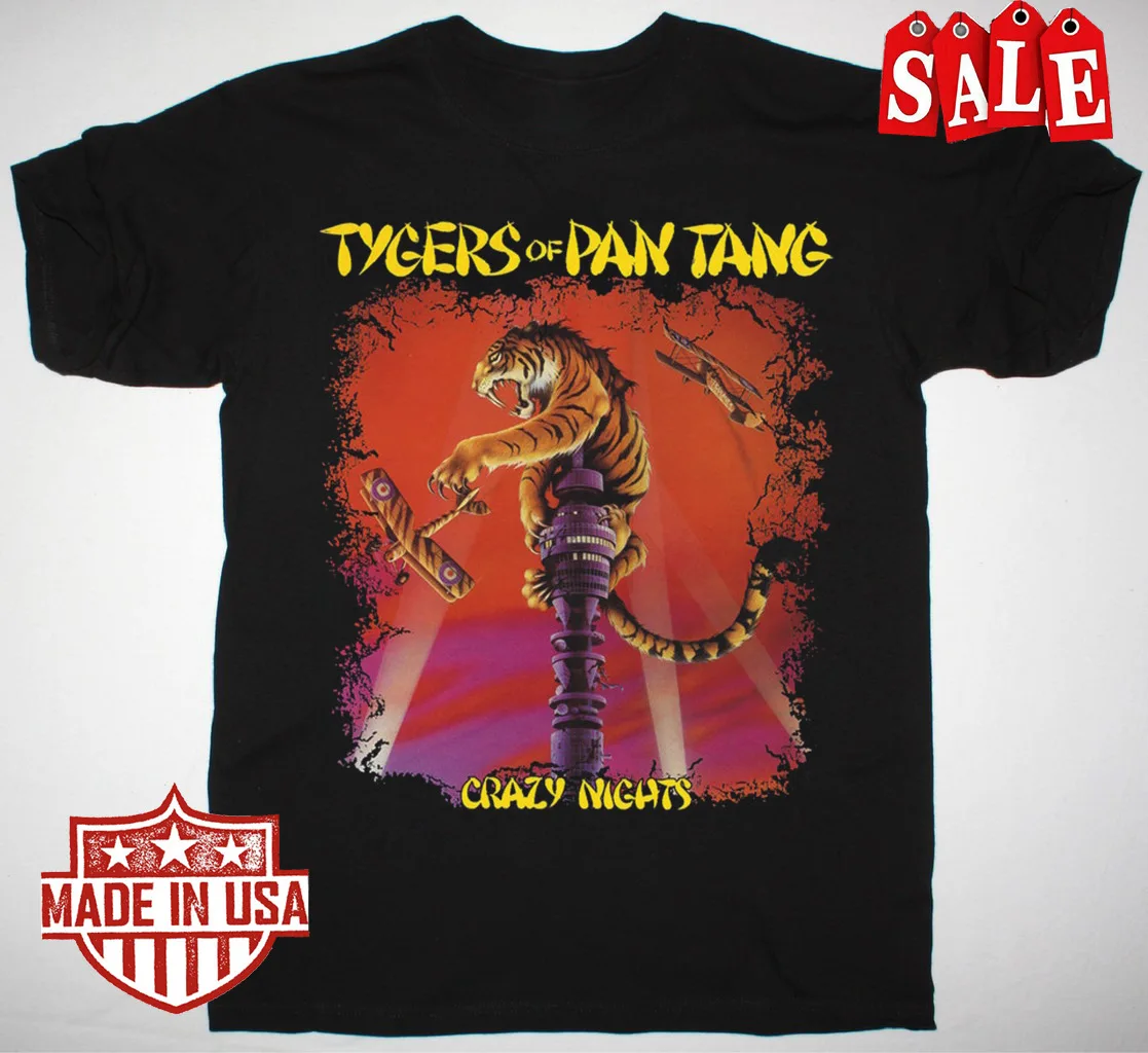 

TYGERS OF PAN TAnG Crazy Nights 1981 Black S-2345XL Unisex T-Shirt AA2714