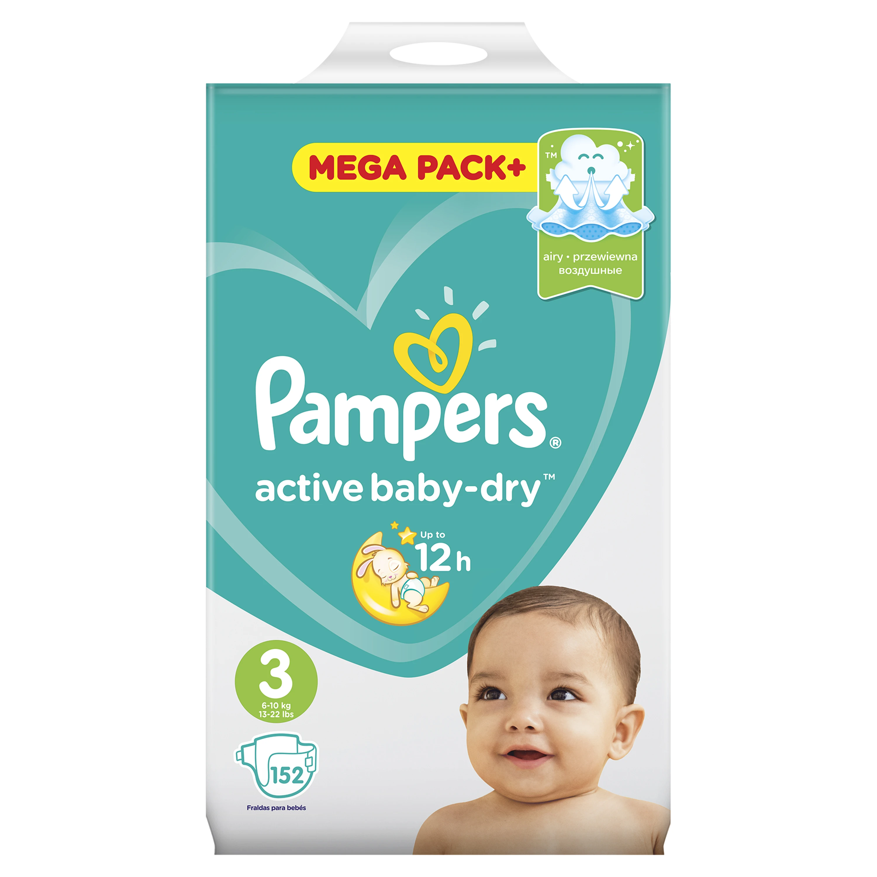 telegram Bank Verandering Luiers Verwent Actieve Baby Droog 6 10Kg, 3 Size, 152 Pcs|baby  diapers|diapers for childrendisposable baby diapers - AliExpress