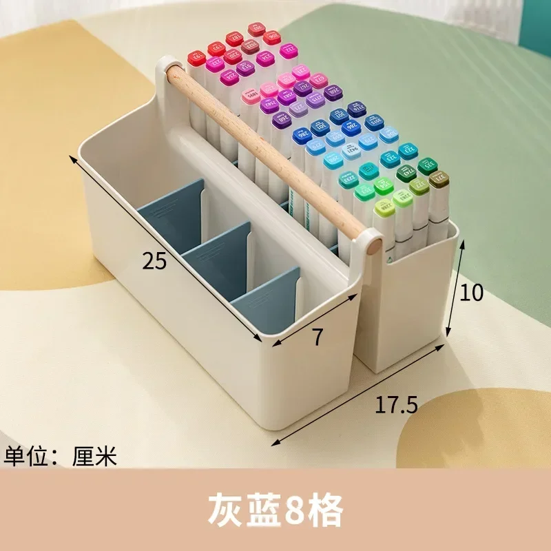 

Holder Office Pencil Cosmetics Large Mark Pen Storage Watercolor School Portable Student Box Sorting Stationery