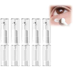 5 - Piece Set of Refillable Vacuum Eye Cream & Essential Oil Roller Bottles with Steel Ball - Plastic (5ml)