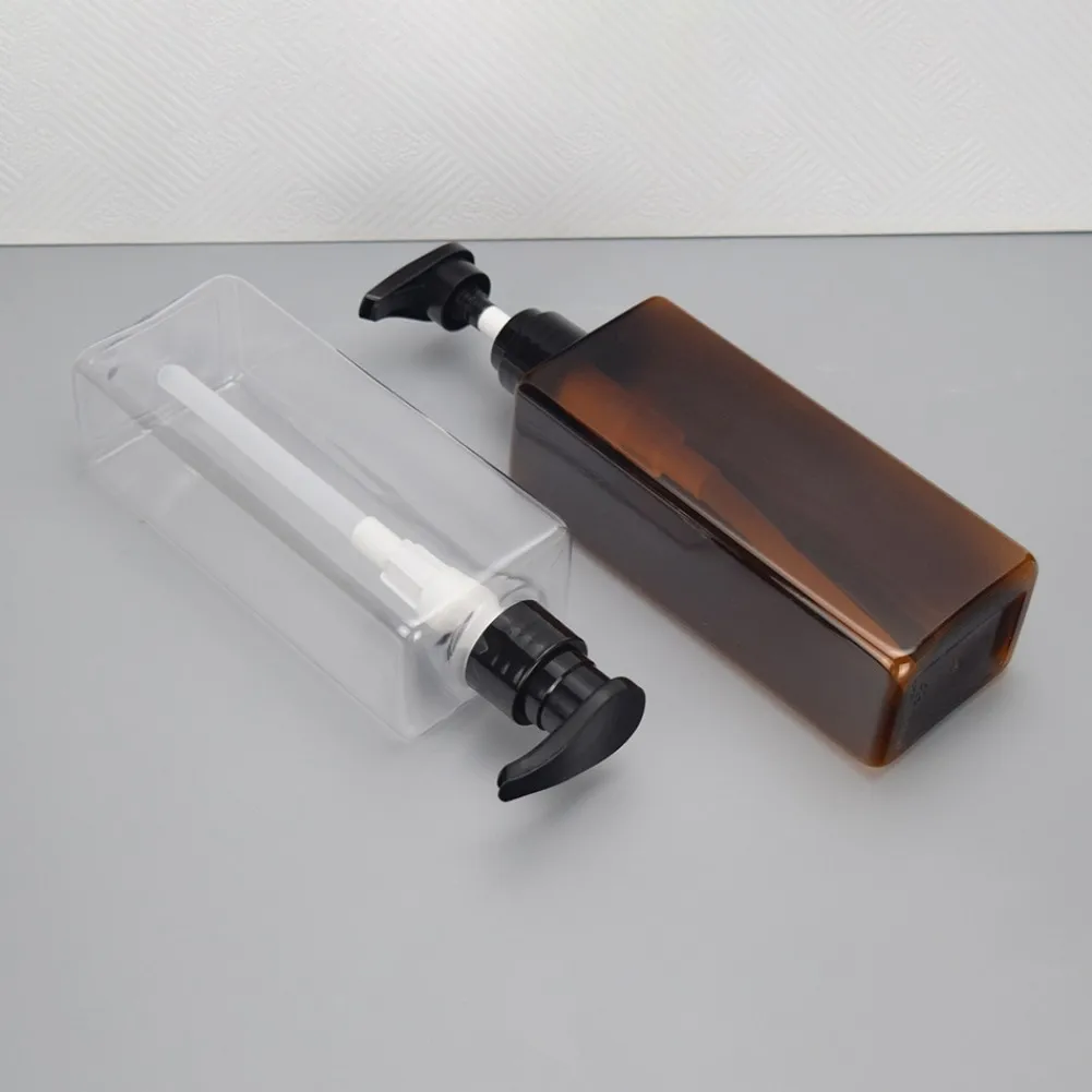 Soap Dispenser Shampoo Shower Gel Bottles Refillable Lotion Liquid Storage Container 500ml for Bathroom
