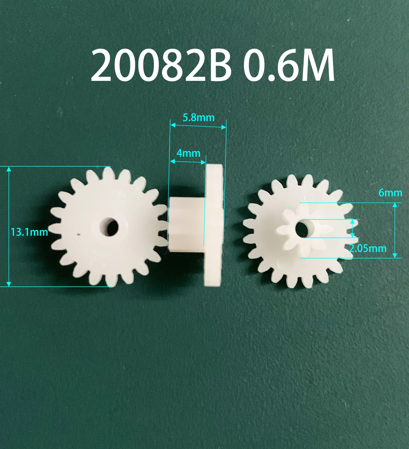 Transmission Gear 10PCS 0.6M Plastic Gears