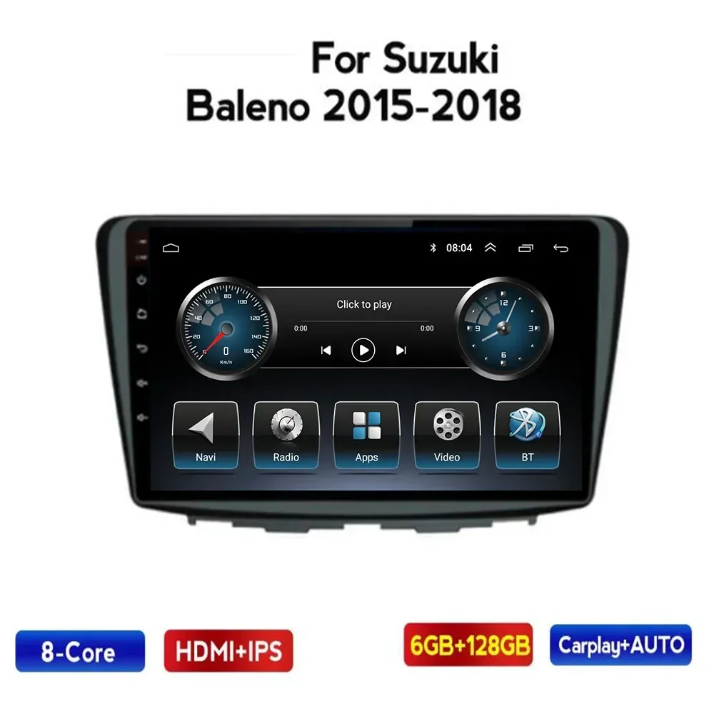 

2 Din Android 13 Car Stereo Radio DVD GPS Multimedia Video Player 5G WiFi Camera DSP Carplay For Suzuki Baleno 2016 2017-2035