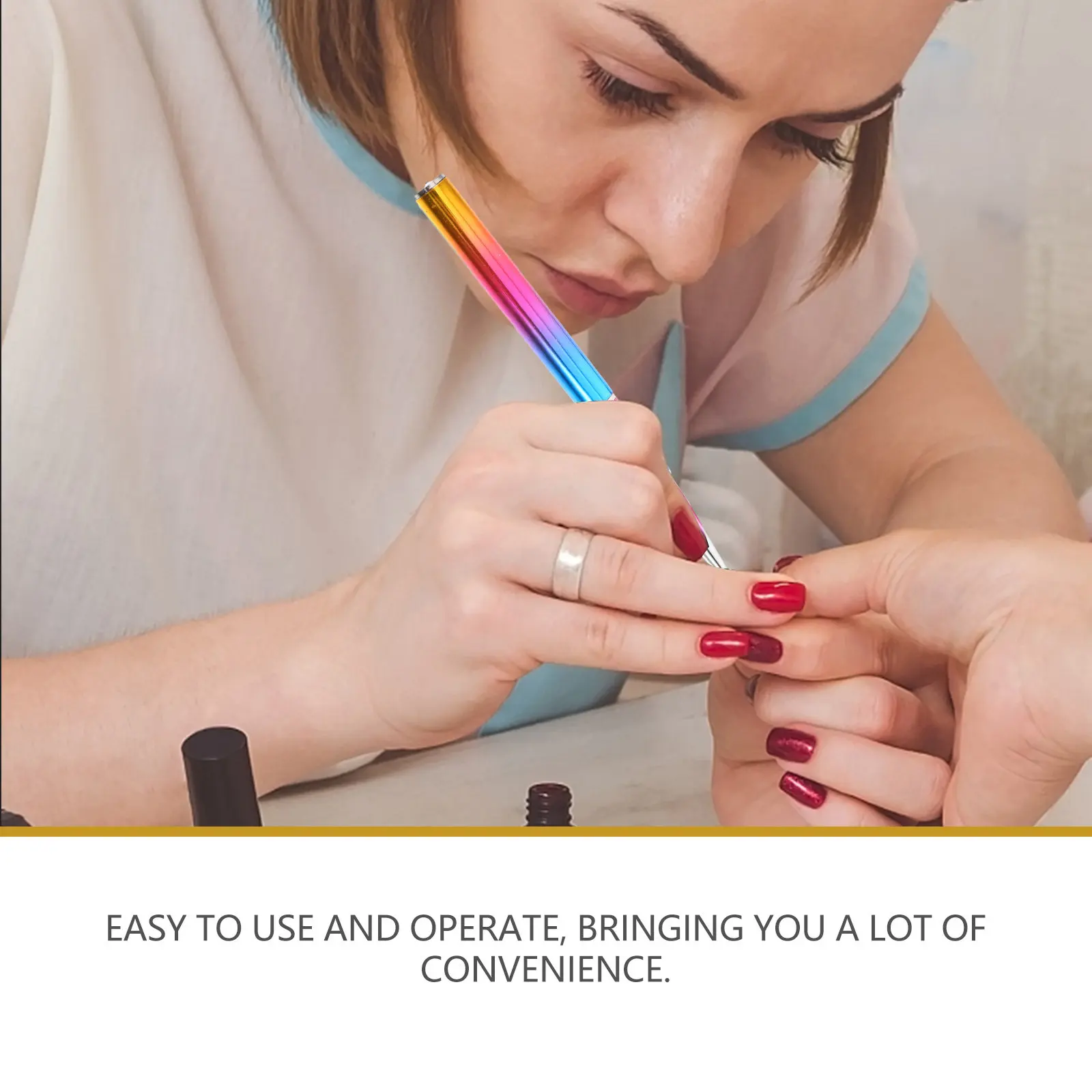 1개 DIY 드릴 아트 도구 네일 브러쉬 네일 매니큐어 용품 아트 매니큐어 펜 브러쉬 액세서리 용품 네일 살롱 펜