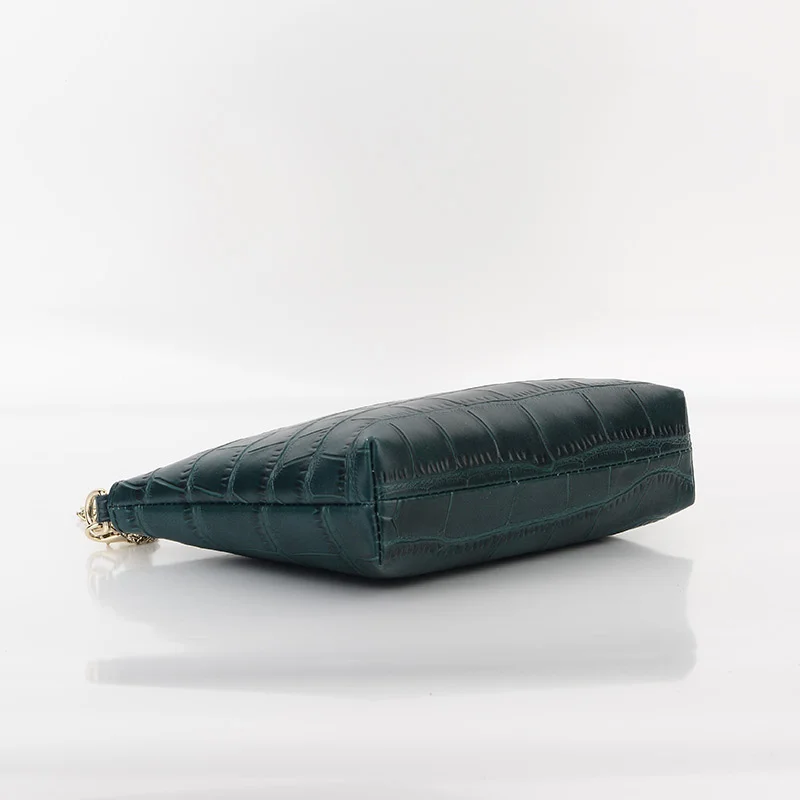 Genuine Leather Women's Handbags casual small zipper Purse Ladies Shoulder bag Soft leather Crossbody Bags - 图片 2