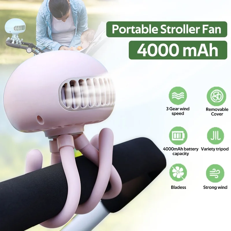 

Rechargeable Portable Fans Mini-fan Cooling Air Cooler Lamp Auxiliary Battery Handy Coolers Camping Circulator Venty 360 Usb Up