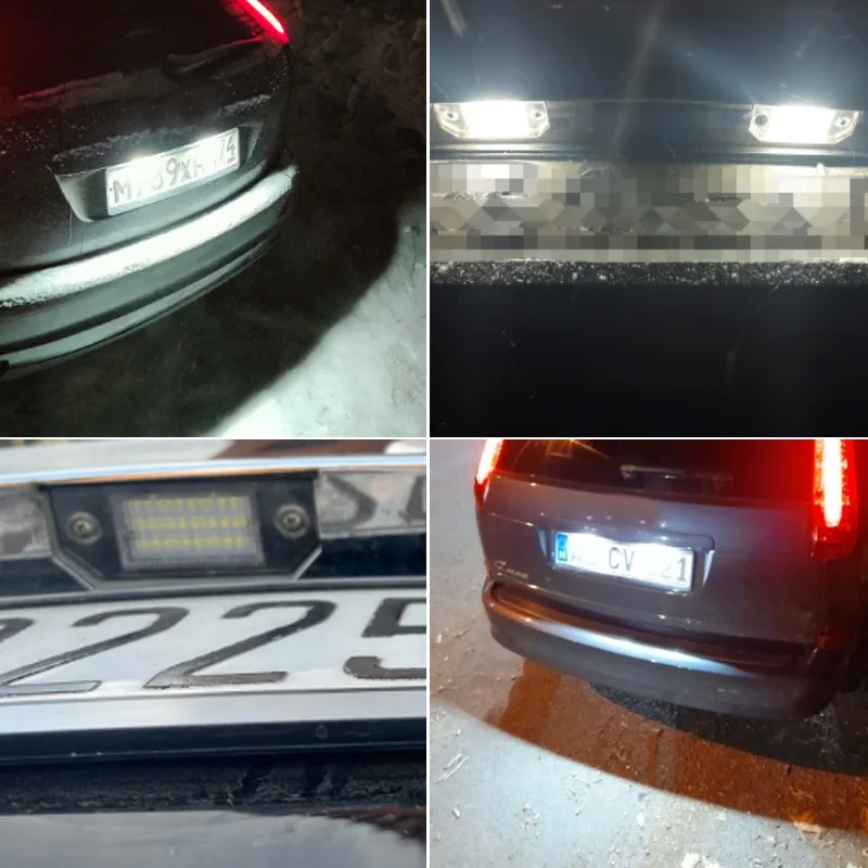 2PCS For Ford Focus C-MAX I MK2 2003 2004 2005 2006 2007 2008 LED