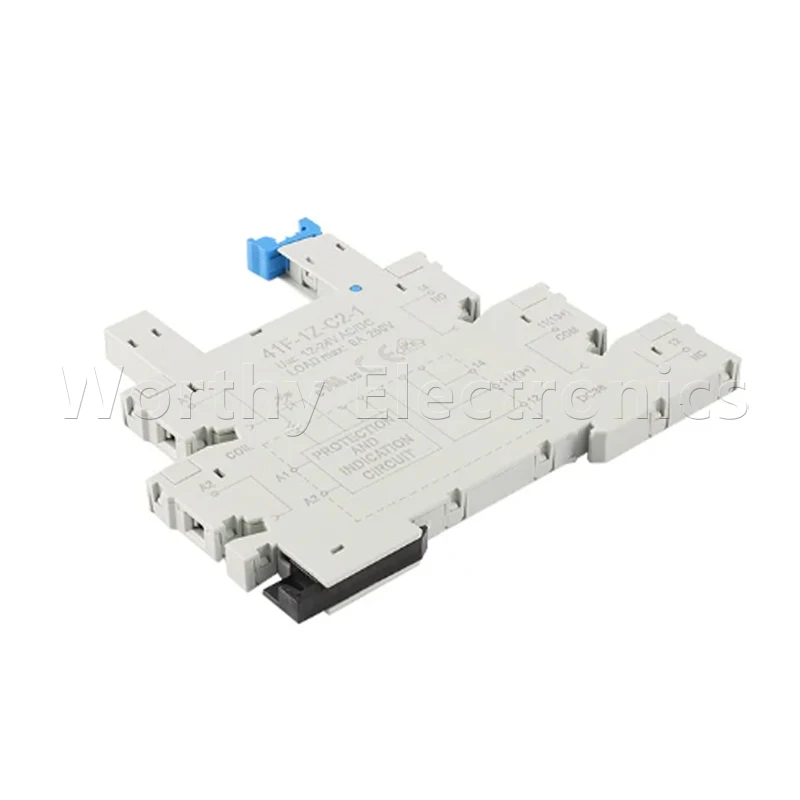 

Free shipping relay base 24VDC 6A 41F-1Z-C2-1