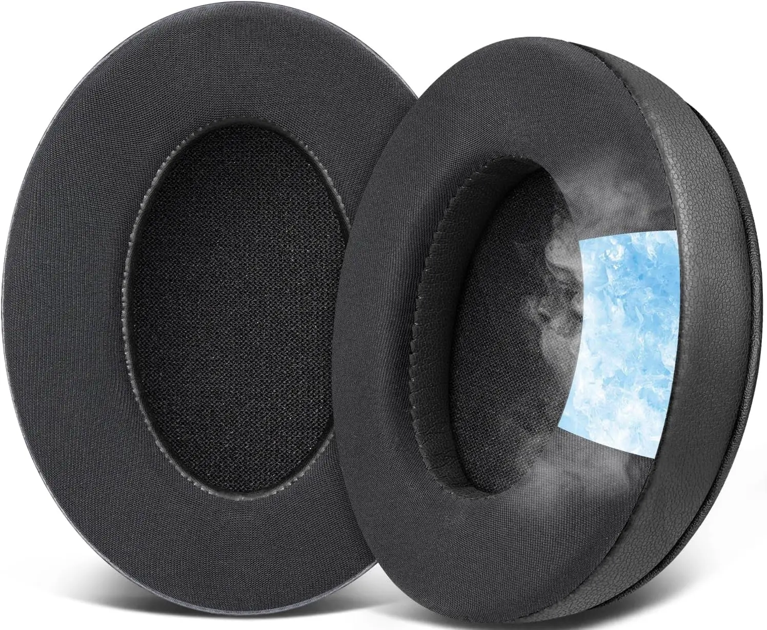 WH201A Earpads Compatible for KVIDIO WH201A Headphones Replacement Upgrade Earpads Earmuff & Headphone Case Storage Bag
