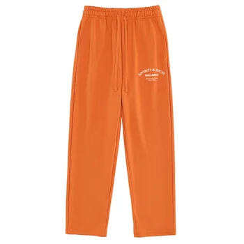 2026 Spring New Unisex Terry Cotton Sweatpants Vintage Style 90's Jogging Running Fitness Workout Trousers Street Fashion Pants