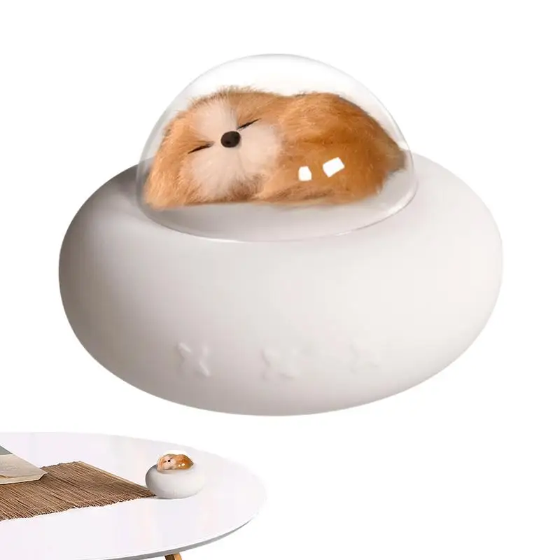 

Силиконовая лампа для космического корабля, 7 цветов, светодиодный космический корабль для домашних животных, детская силиконовая прикроватная лампа, настольная лампа, атмосфера