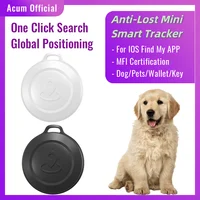 Mini Key Tracker Smart Air-tag Global Position Pet Cat Dog Anti-lost Item Locator Wallet For IOS Find My App 1