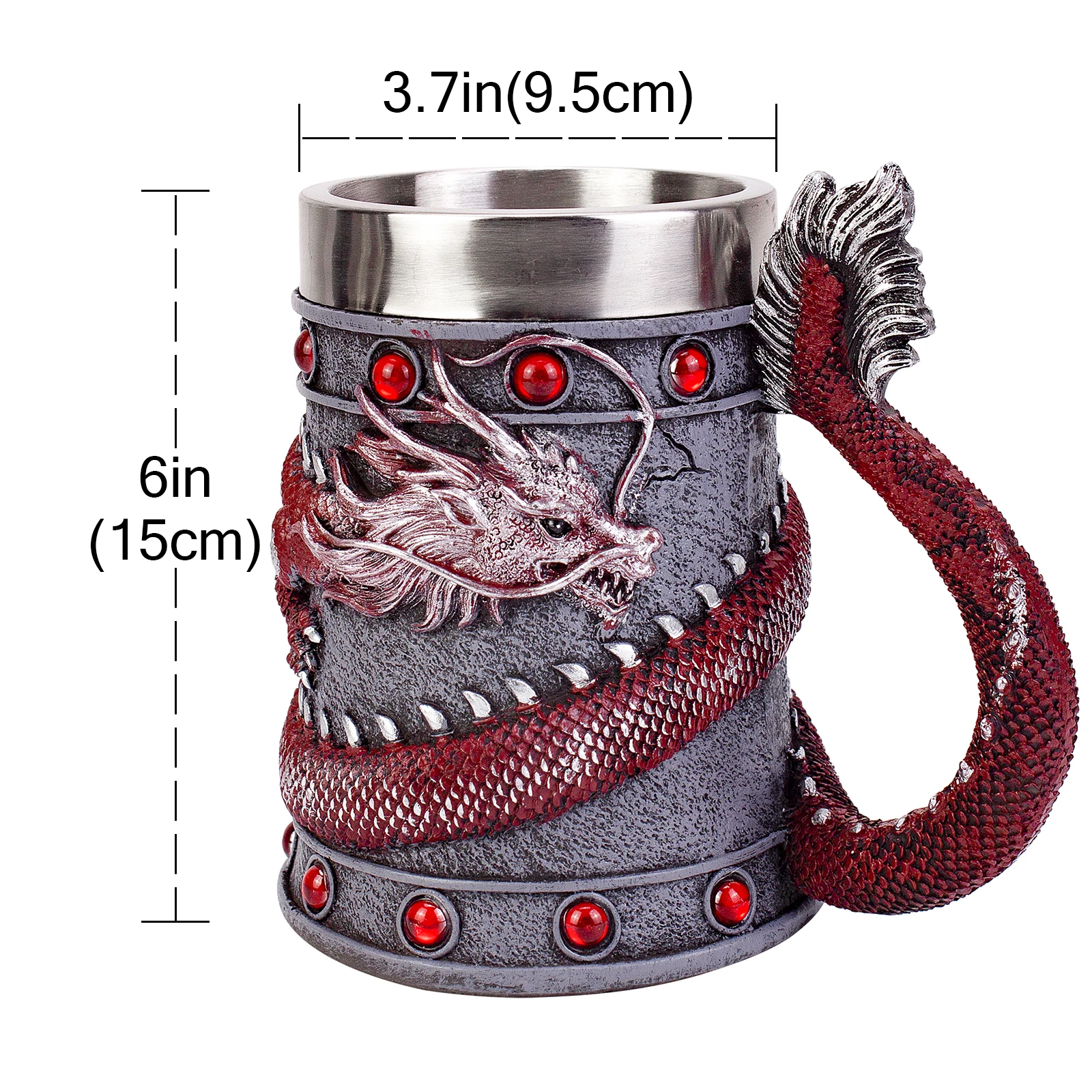 Boccali di Birra del Drago cinese