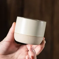 Vintage Coffee Mug 100ml 180ml 230ml ceramics Tea cup Japanese-style cafes Drinkware Stoneware Espresso for Restaurants Hotels 3