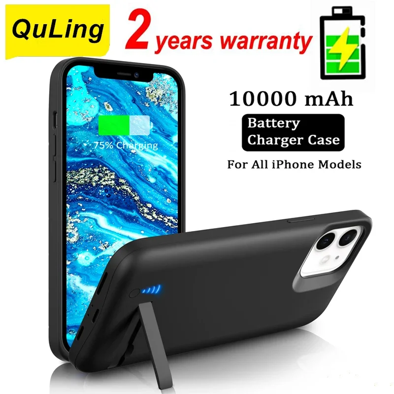 

Чехол внешний 10000 мАч для IPhone 15 Pro Max 14 Plus 13 12 Mini 11 Pro Max X XR XS 6 6S 7 8 Plus SE 2020
