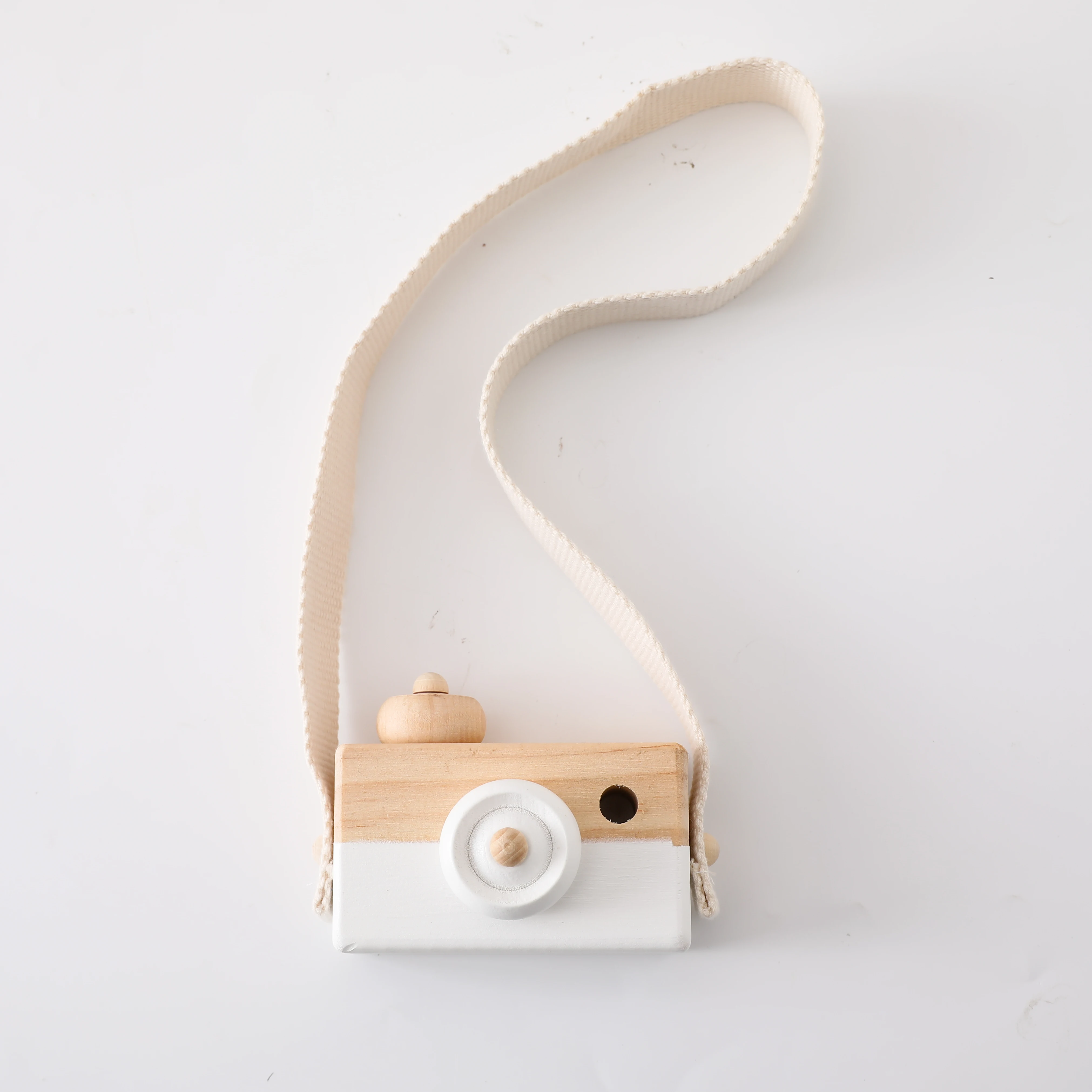 Let'S Make 1Pc Wooden Baby Toys Fashion Camera Wood Pendants Montessori Toys For Kids Wooden Diy Present Nursing Gift Baby Block