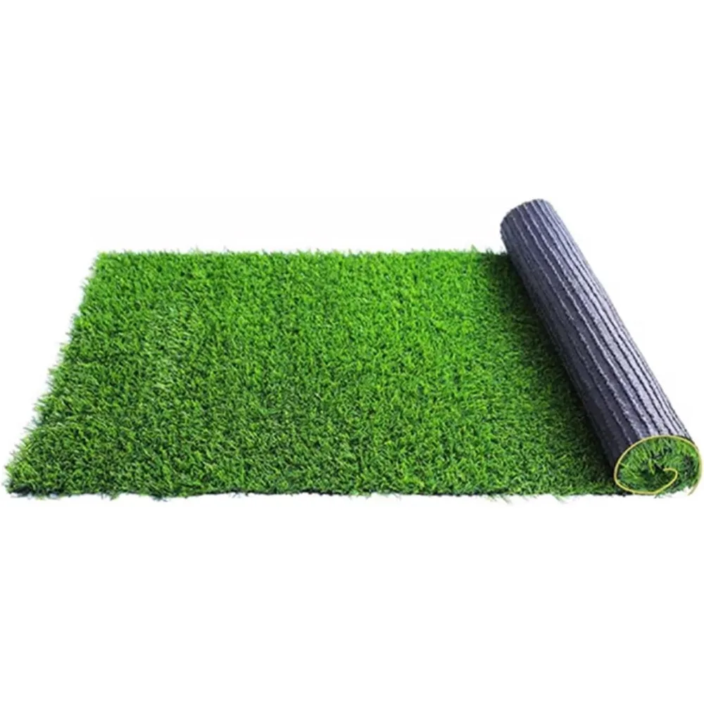 Artificial Lawn, Simulation Artificial Grass, Outdoor Plastic Fake Grass Carpet, 6.6 * 17ft Fake Grass Fence Green