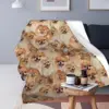 Pomeranian Blanket Pet Dog Picnic Flannel Throw Blanket Soft Durable Bedroom Design Bedspread Birthday Present 4
