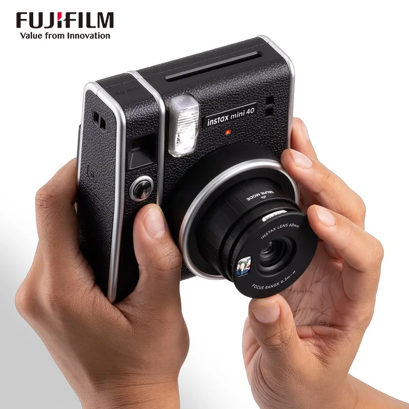 Fujifilm Instax Mini 40 Instant Camera Black Genuine Fujifilm Genuine Hot Sale New instant Photo Black + Gift Package