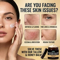 Crème de soin pour la peau au beurre et au miel, crème pour le visage au miel et lotion hydratante pour le corps, spécialisée pour les peaux sèches et sensibles 3