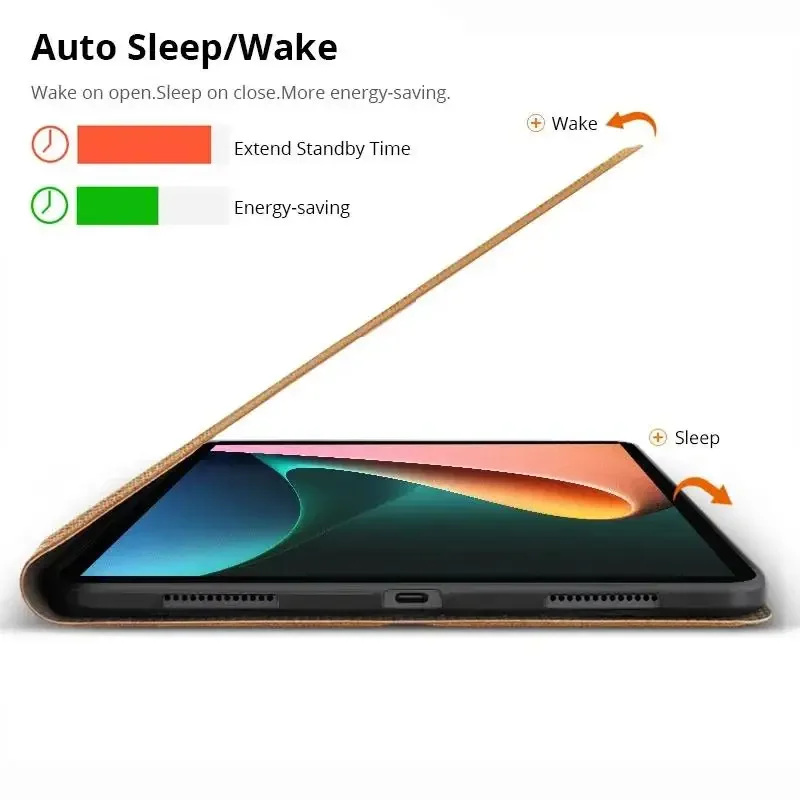 Slim Retro Folding Flip Stand PU Leather Smart Cover