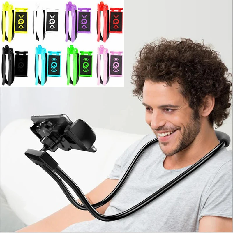 Mobile-Phone-Holder-Hanging-Neck-Lazy-Cell-phone-Mount-Accessories ...