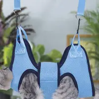 Dog Grooming Hammock  With Security Strap  Anti Scratch Pet Nail Trimming Hammock Dog Cat Beauty Hanging Pet Supplies 2