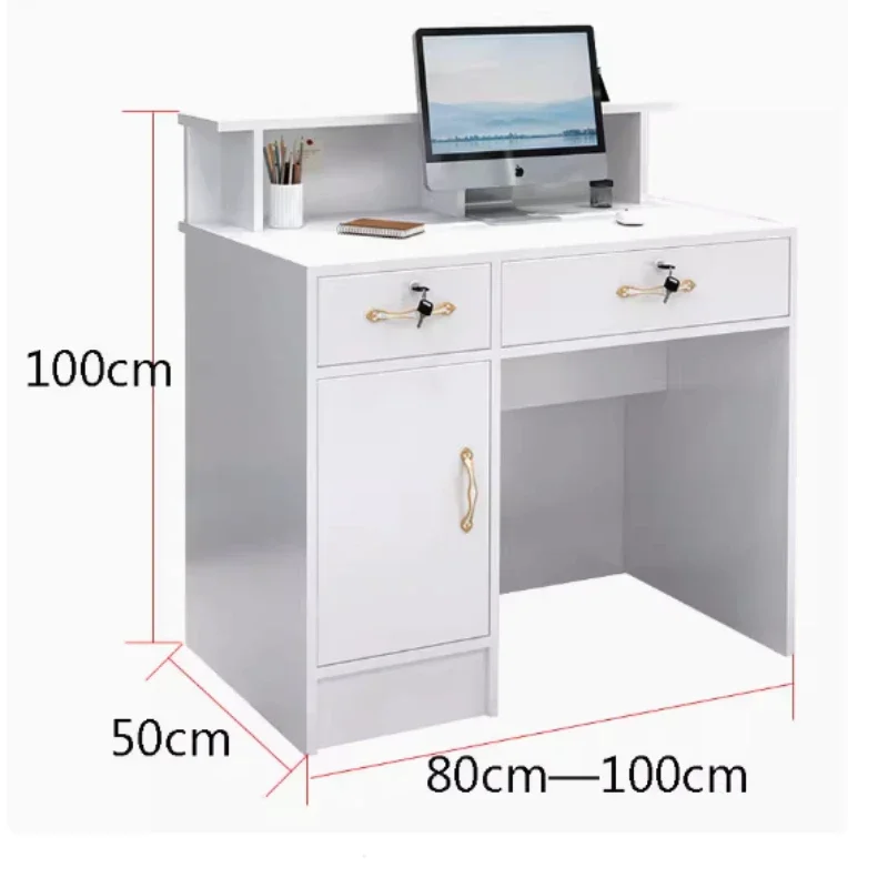 Party Reception Desk Beauty Center Furniture Luxury Lectern Atelier Front Receptionist Counter Mostrador Recepcion Store Salon reception desk storage