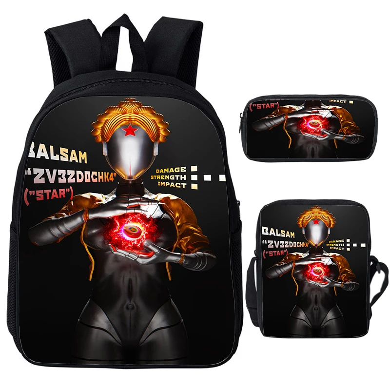 

Школьные ранцы для видеоигр Atomic Heart, рюкзаки для школы для девочек и мальчиков, водонепроницаемая большая Студенческая сумка для книг, сумка на плечо, фотоальбом
